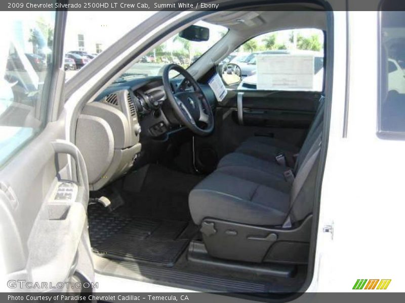 Summit White / Ebony 2009 Chevrolet Silverado 2500HD LT Crew Cab