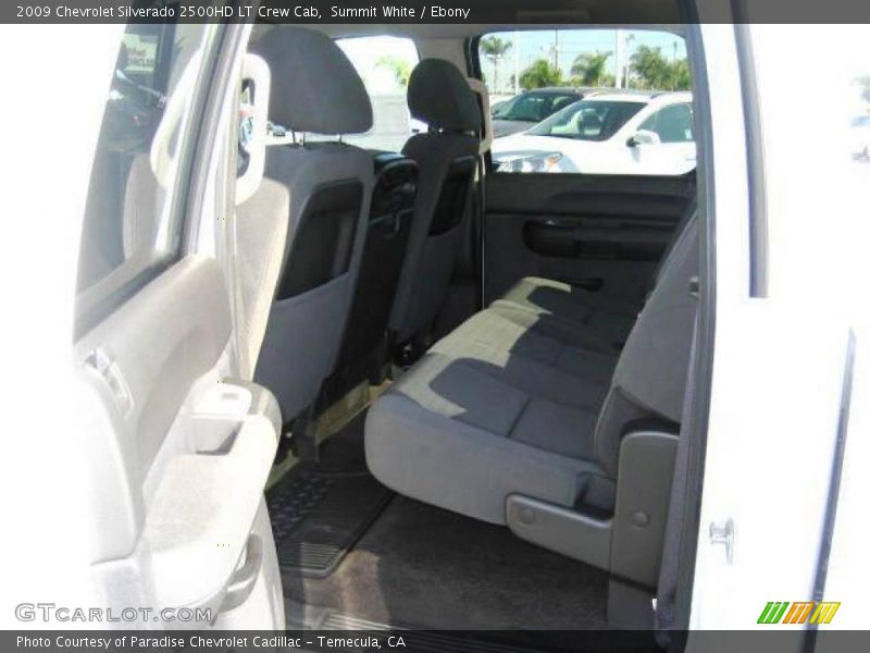 Summit White / Ebony 2009 Chevrolet Silverado 2500HD LT Crew Cab