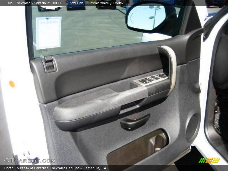 Summit White / Ebony 2009 Chevrolet Silverado 2500HD LT Crew Cab