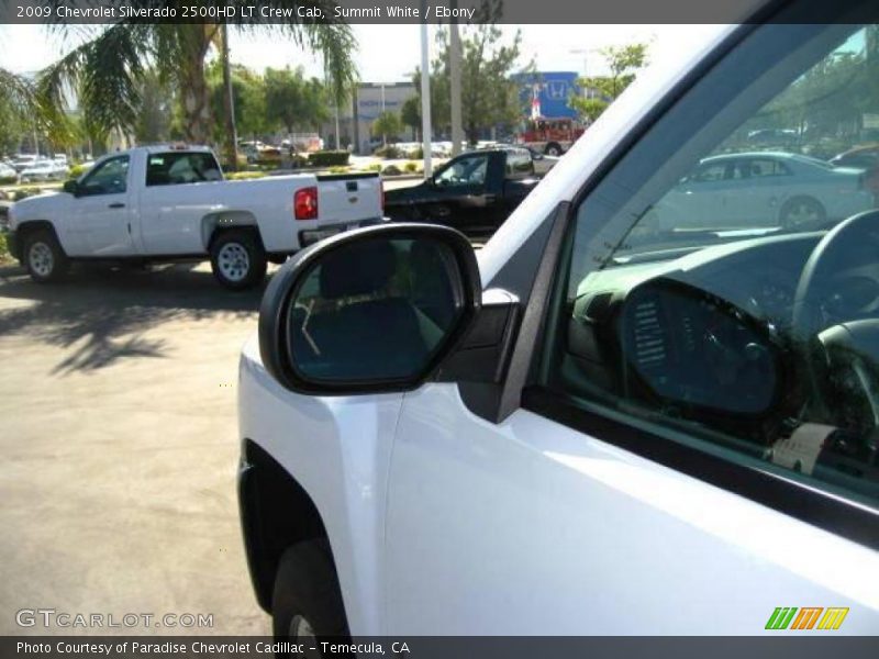 Summit White / Ebony 2009 Chevrolet Silverado 2500HD LT Crew Cab