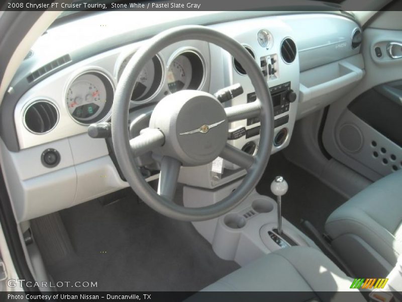 Stone White / Pastel Slate Gray 2008 Chrysler PT Cruiser Touring