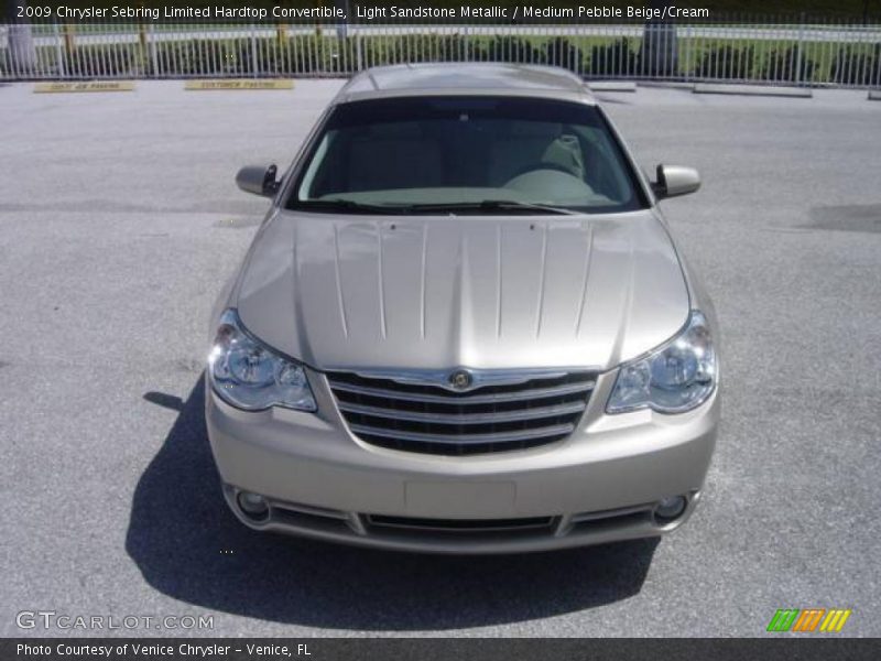 Light Sandstone Metallic / Medium Pebble Beige/Cream 2009 Chrysler Sebring Limited Hardtop Convertible