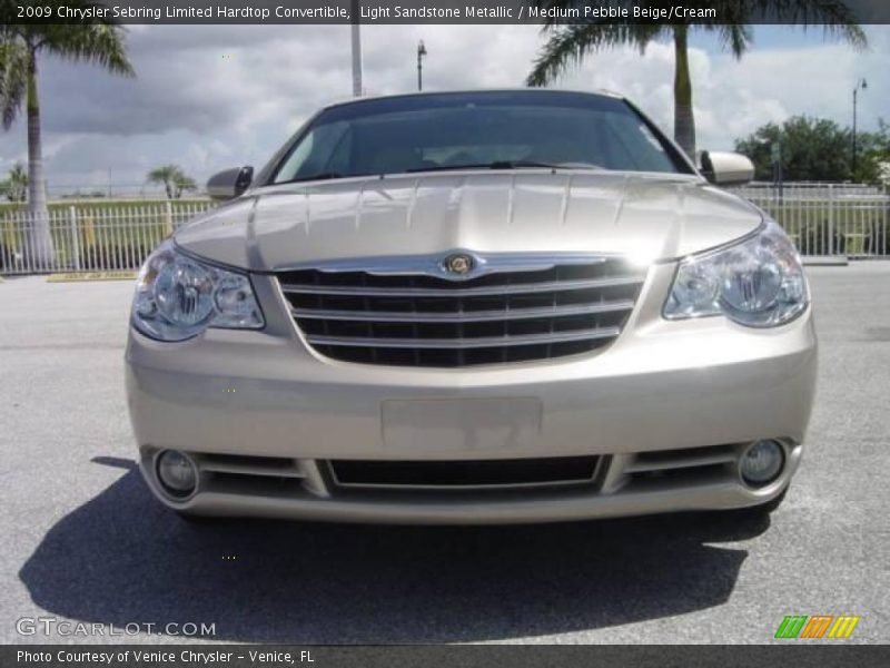 Light Sandstone Metallic / Medium Pebble Beige/Cream 2009 Chrysler Sebring Limited Hardtop Convertible