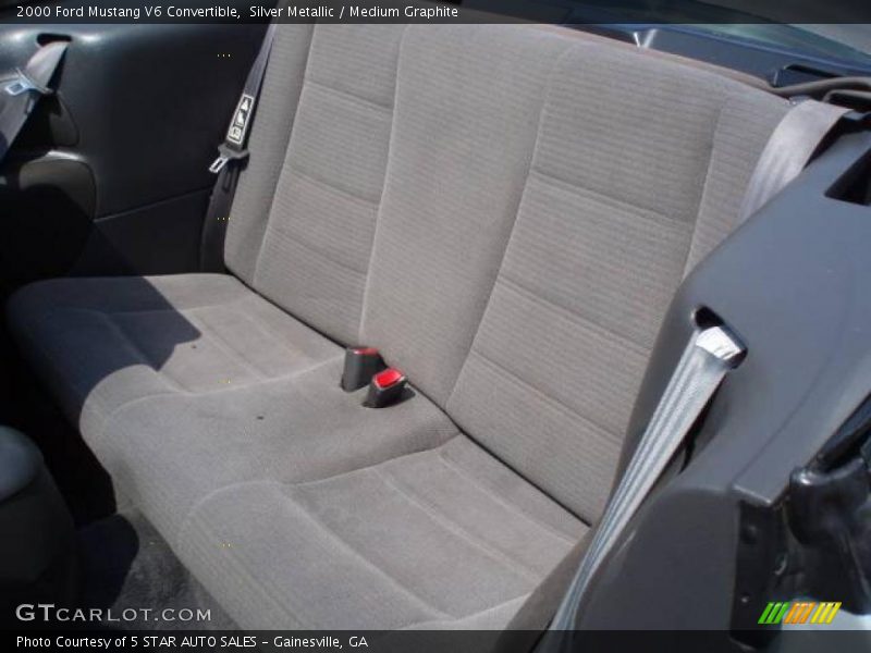 Silver Metallic / Medium Graphite 2000 Ford Mustang V6 Convertible