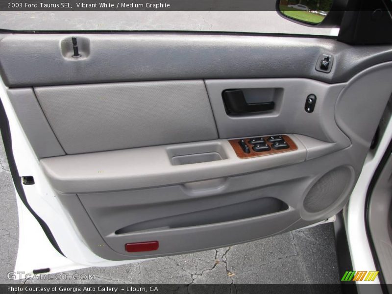 Vibrant White / Medium Graphite 2003 Ford Taurus SEL