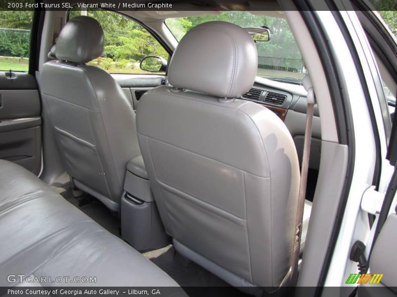 Vibrant White / Medium Graphite 2003 Ford Taurus SEL