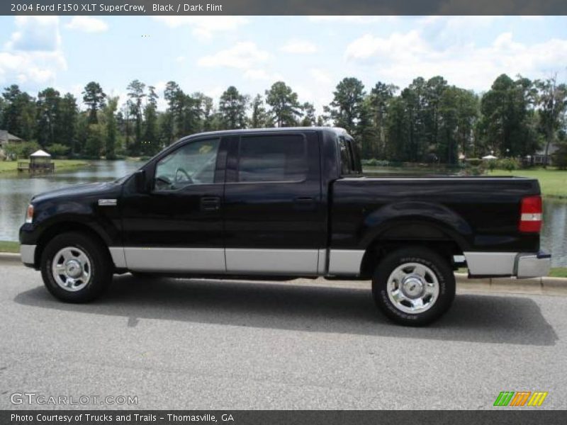 Black / Dark Flint 2004 Ford F150 XLT SuperCrew