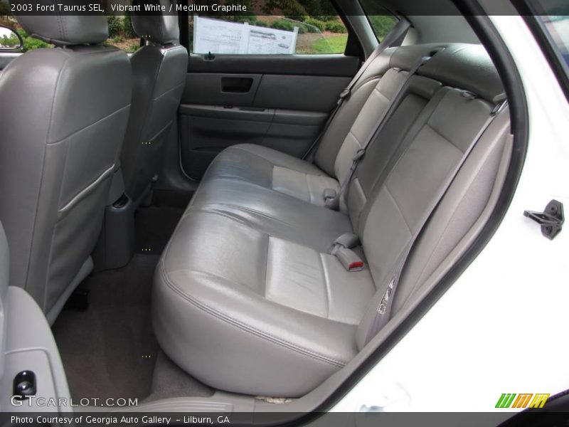 Vibrant White / Medium Graphite 2003 Ford Taurus SEL