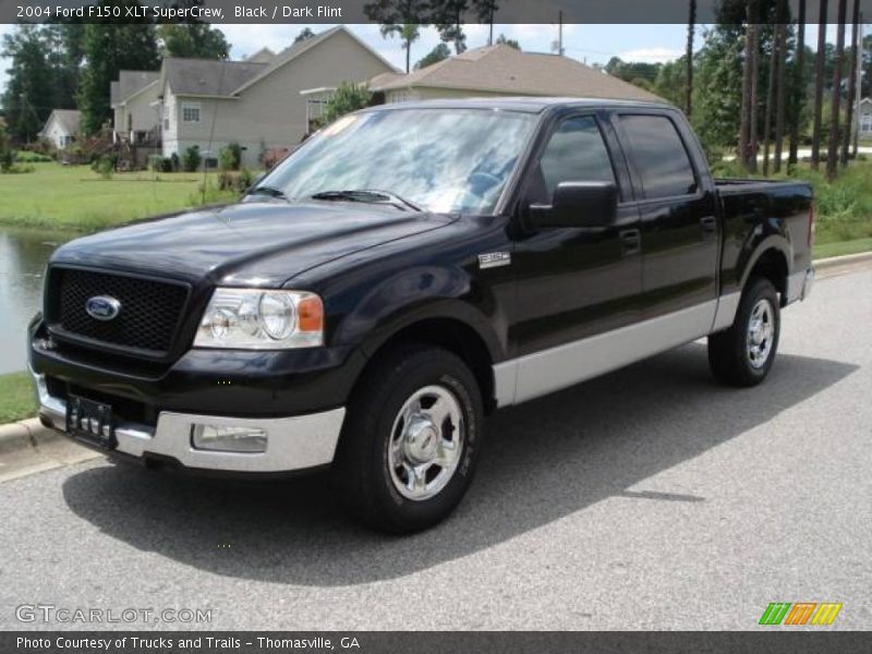 Black / Dark Flint 2004 Ford F150 XLT SuperCrew
