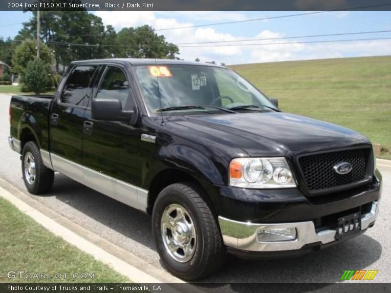 Black / Dark Flint 2004 Ford F150 XLT SuperCrew