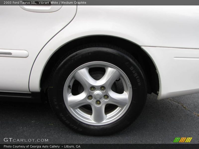 Vibrant White / Medium Graphite 2003 Ford Taurus SEL
