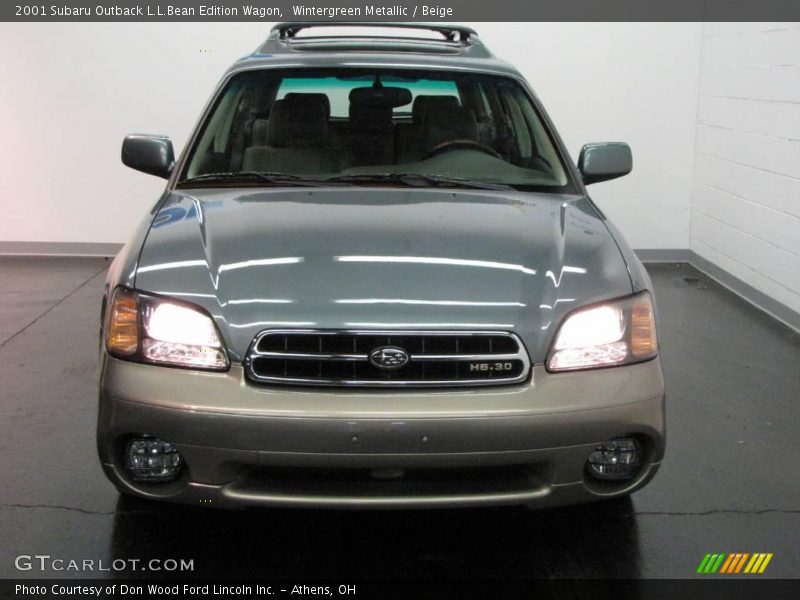 Wintergreen Metallic / Beige 2001 Subaru Outback L.L.Bean Edition Wagon