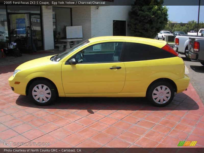 Egg Yolk Yellow / Charcoal/Charcoal 2005 Ford Focus ZX3 S Coupe
