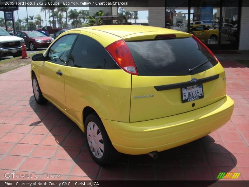 Egg Yolk Yellow / Charcoal/Charcoal 2005 Ford Focus ZX3 S Coupe