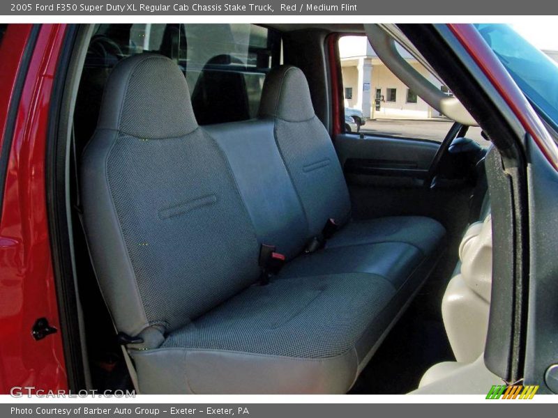 Red / Medium Flint 2005 Ford F350 Super Duty XL Regular Cab Chassis Stake Truck