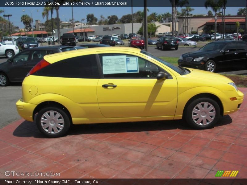 Egg Yolk Yellow / Charcoal/Charcoal 2005 Ford Focus ZX3 S Coupe