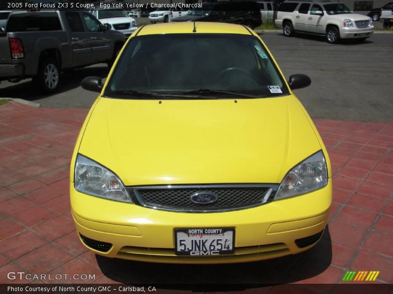 Egg Yolk Yellow / Charcoal/Charcoal 2005 Ford Focus ZX3 S Coupe