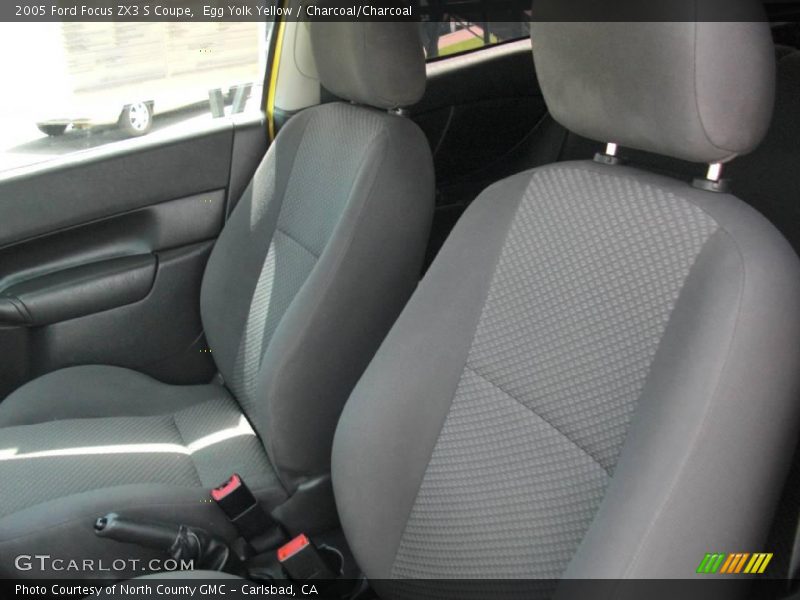 Egg Yolk Yellow / Charcoal/Charcoal 2005 Ford Focus ZX3 S Coupe