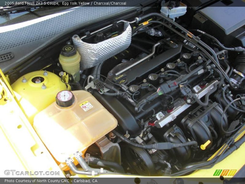 Egg Yolk Yellow / Charcoal/Charcoal 2005 Ford Focus ZX3 S Coupe