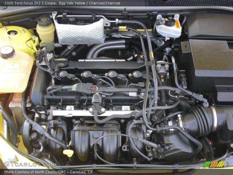Egg Yolk Yellow / Charcoal/Charcoal 2005 Ford Focus ZX3 S Coupe