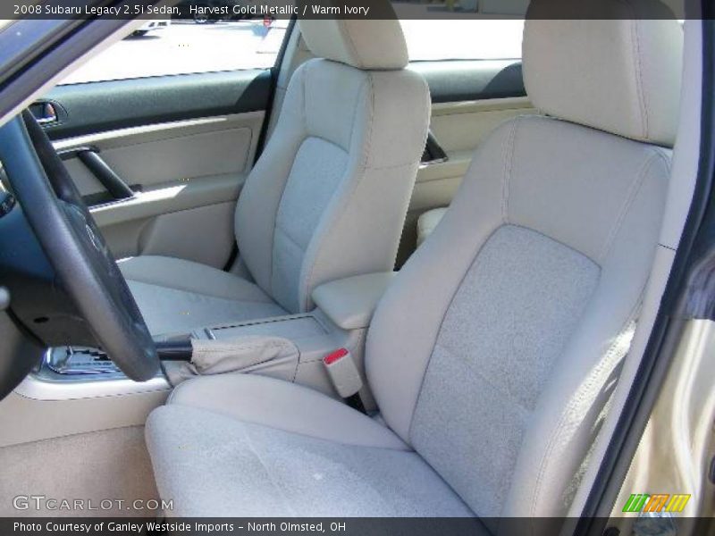 Harvest Gold Metallic / Warm Ivory 2008 Subaru Legacy 2.5i Sedan