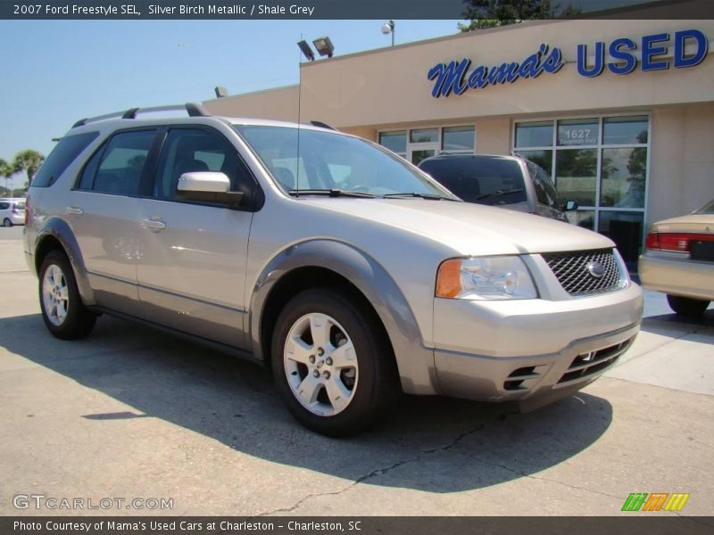 Silver Birch Metallic / Shale Grey 2007 Ford Freestyle SEL