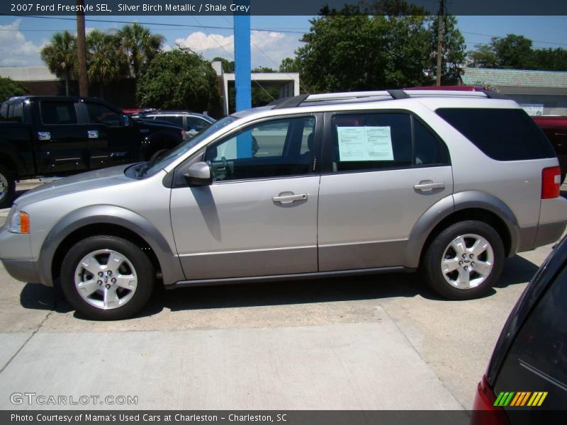 Silver Birch Metallic / Shale Grey 2007 Ford Freestyle SEL