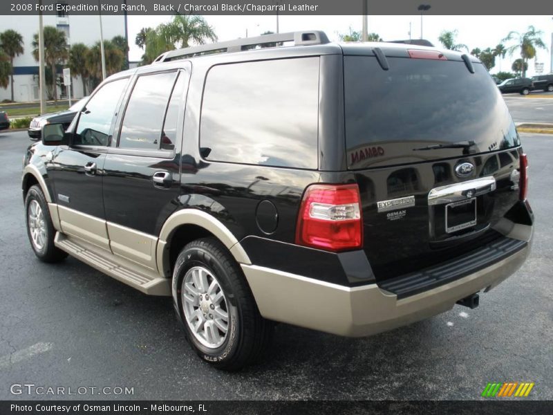 Black / Charcoal Black/Chaparral Leather 2008 Ford Expedition King Ranch
