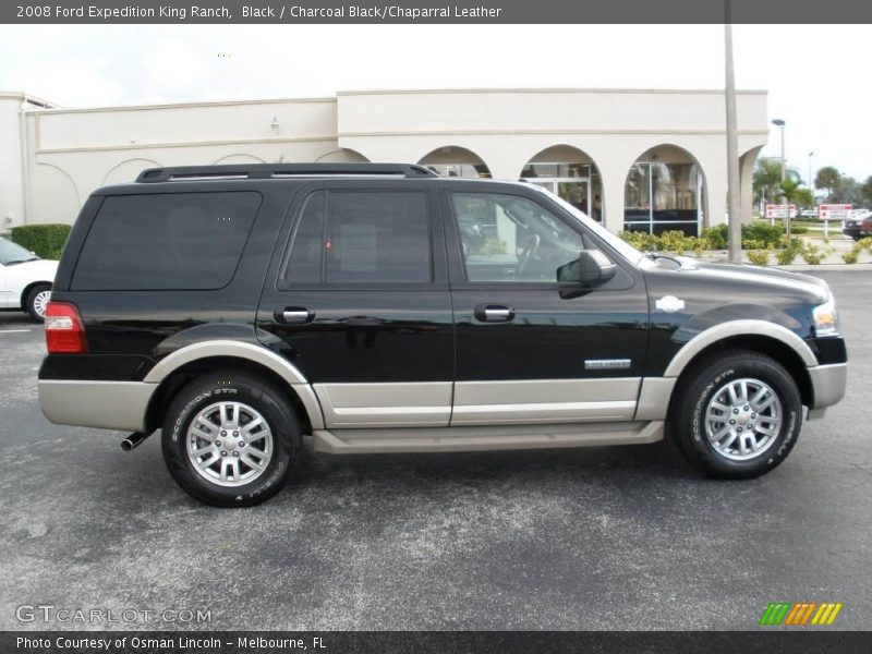 Black / Charcoal Black/Chaparral Leather 2008 Ford Expedition King Ranch