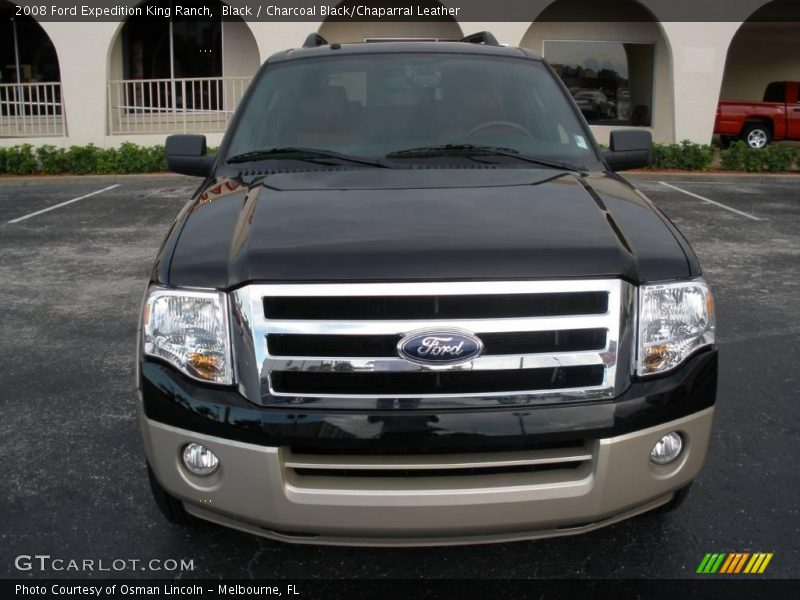 Black / Charcoal Black/Chaparral Leather 2008 Ford Expedition King Ranch