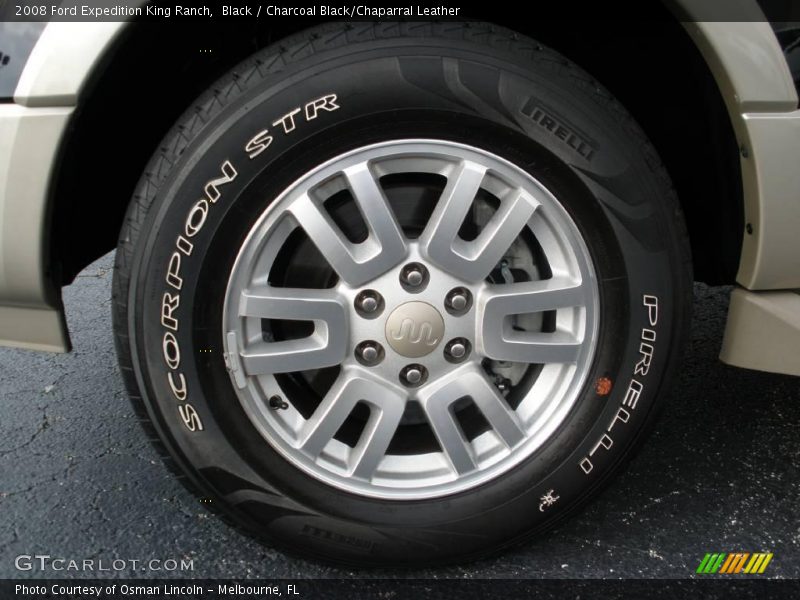 Black / Charcoal Black/Chaparral Leather 2008 Ford Expedition King Ranch