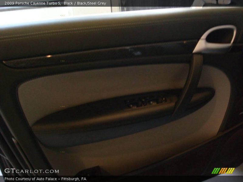 Black / Black/Steel Grey 2009 Porsche Cayenne Turbo S