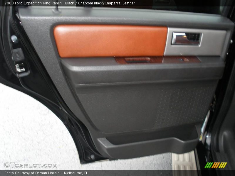 Black / Charcoal Black/Chaparral Leather 2008 Ford Expedition King Ranch