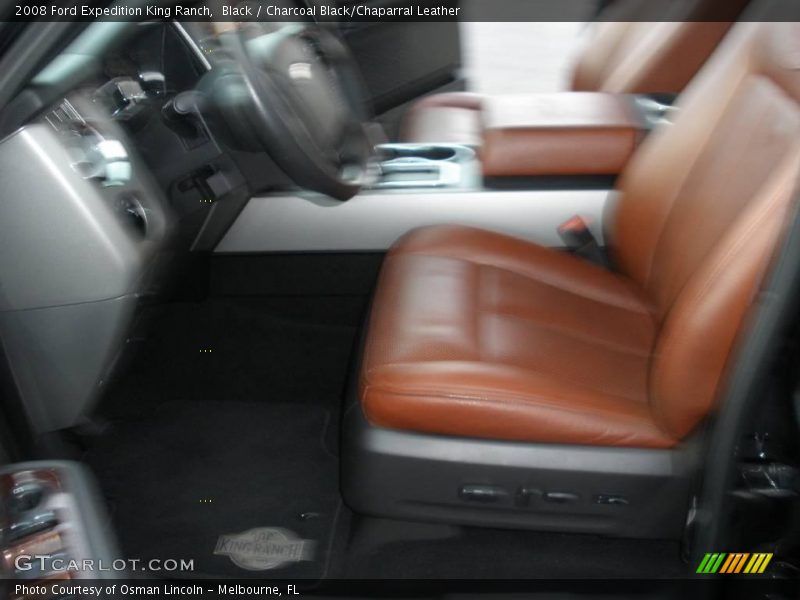 Black / Charcoal Black/Chaparral Leather 2008 Ford Expedition King Ranch