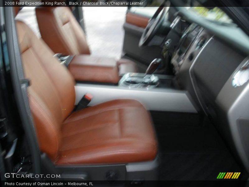 Black / Charcoal Black/Chaparral Leather 2008 Ford Expedition King Ranch