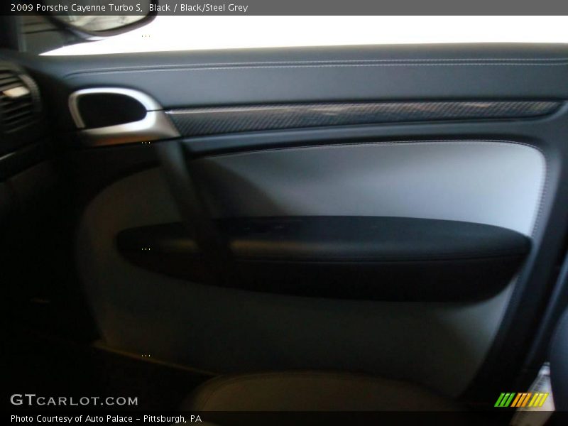 Black / Black/Steel Grey 2009 Porsche Cayenne Turbo S
