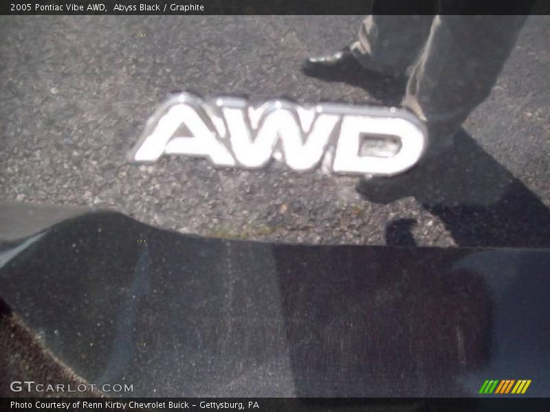 Abyss Black / Graphite 2005 Pontiac Vibe AWD