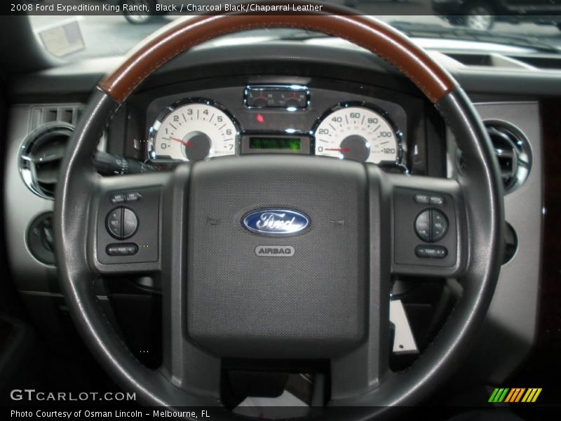 Black / Charcoal Black/Chaparral Leather 2008 Ford Expedition King Ranch