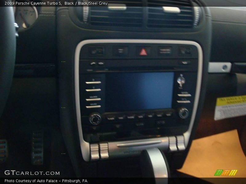 Black / Black/Steel Grey 2009 Porsche Cayenne Turbo S