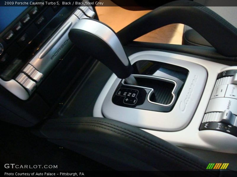Black / Black/Steel Grey 2009 Porsche Cayenne Turbo S
