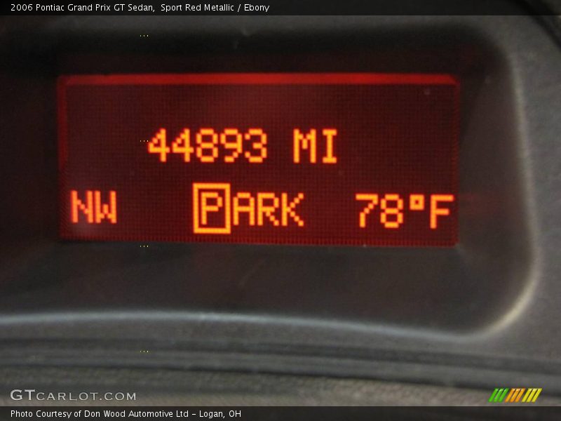 Sport Red Metallic / Ebony 2006 Pontiac Grand Prix GT Sedan