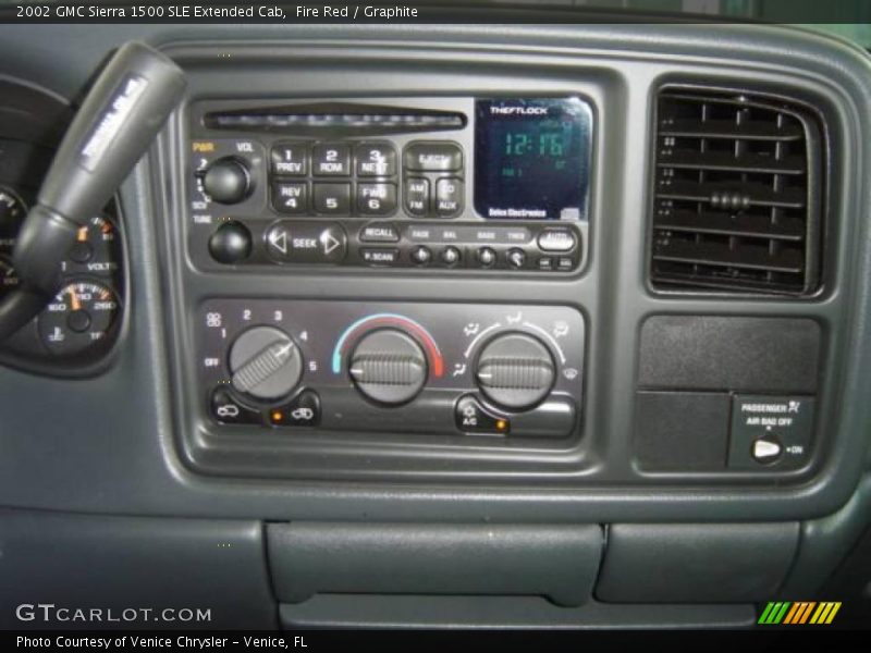 Fire Red / Graphite 2002 GMC Sierra 1500 SLE Extended Cab