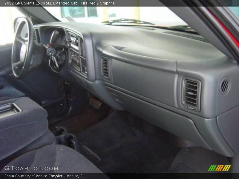 Fire Red / Graphite 2002 GMC Sierra 1500 SLE Extended Cab