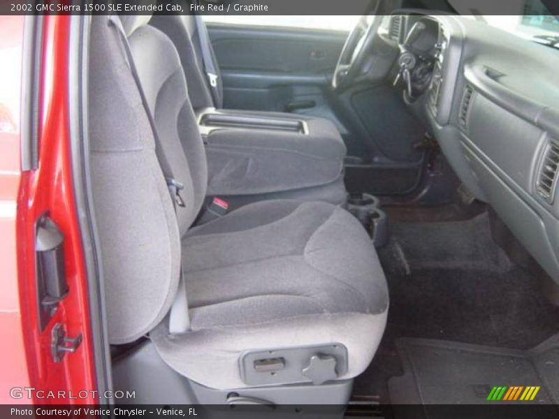 Fire Red / Graphite 2002 GMC Sierra 1500 SLE Extended Cab