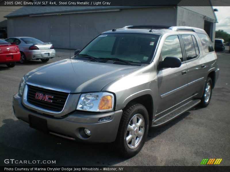 Steel Grey Metallic / Light Gray 2005 GMC Envoy XUV SLT 4x4