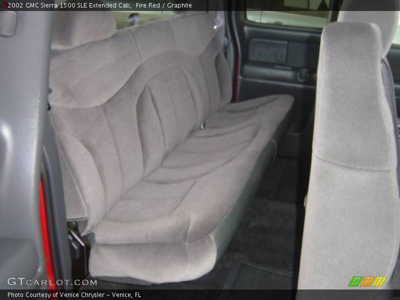 Fire Red / Graphite 2002 GMC Sierra 1500 SLE Extended Cab