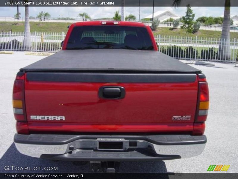 Fire Red / Graphite 2002 GMC Sierra 1500 SLE Extended Cab