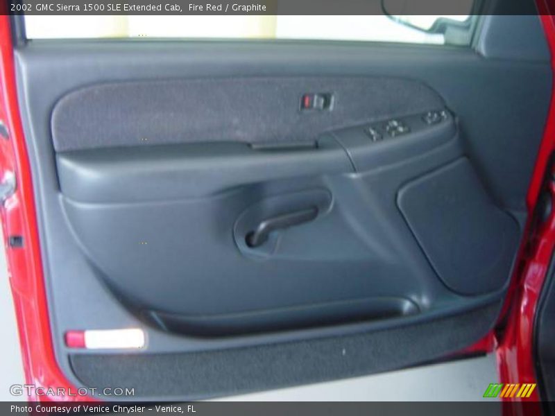 Fire Red / Graphite 2002 GMC Sierra 1500 SLE Extended Cab