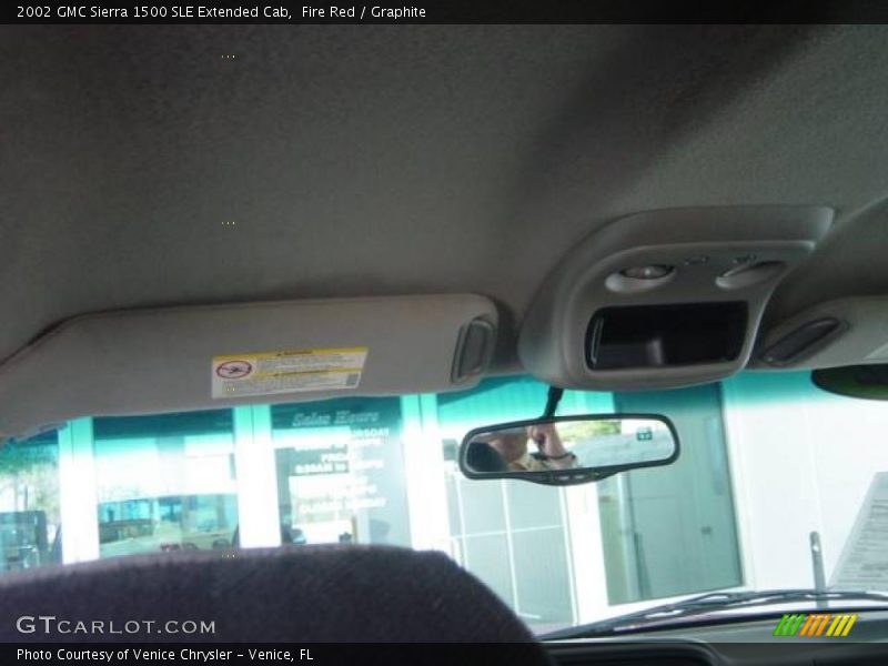 Fire Red / Graphite 2002 GMC Sierra 1500 SLE Extended Cab
