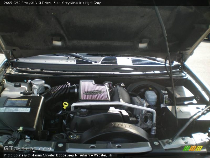 Steel Grey Metallic / Light Gray 2005 GMC Envoy XUV SLT 4x4